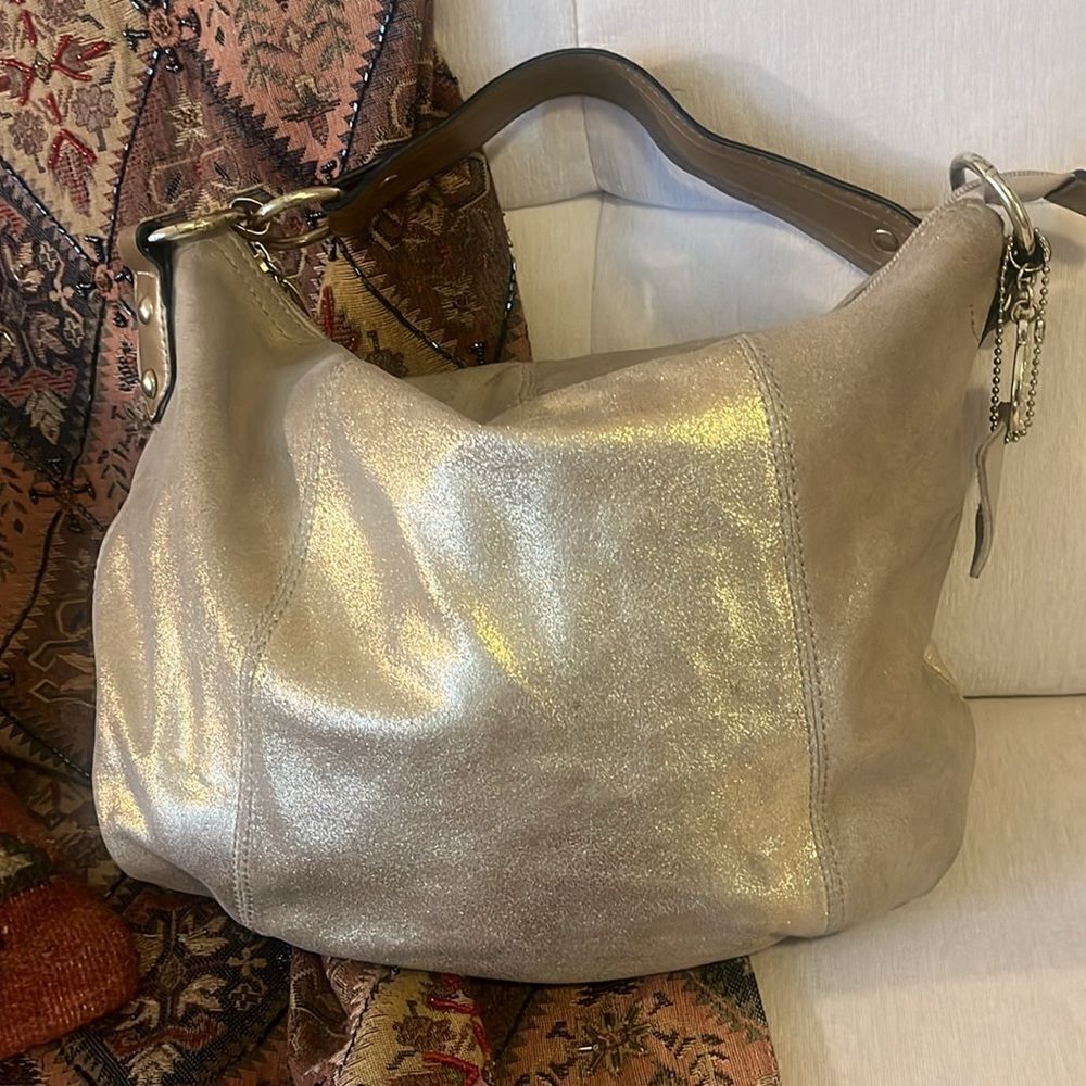 Gold Solina leather handbag